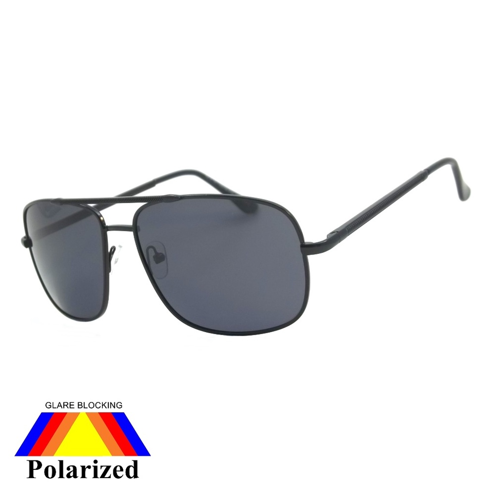 Retro Polarized Aviator Sunglasses Terrain Square